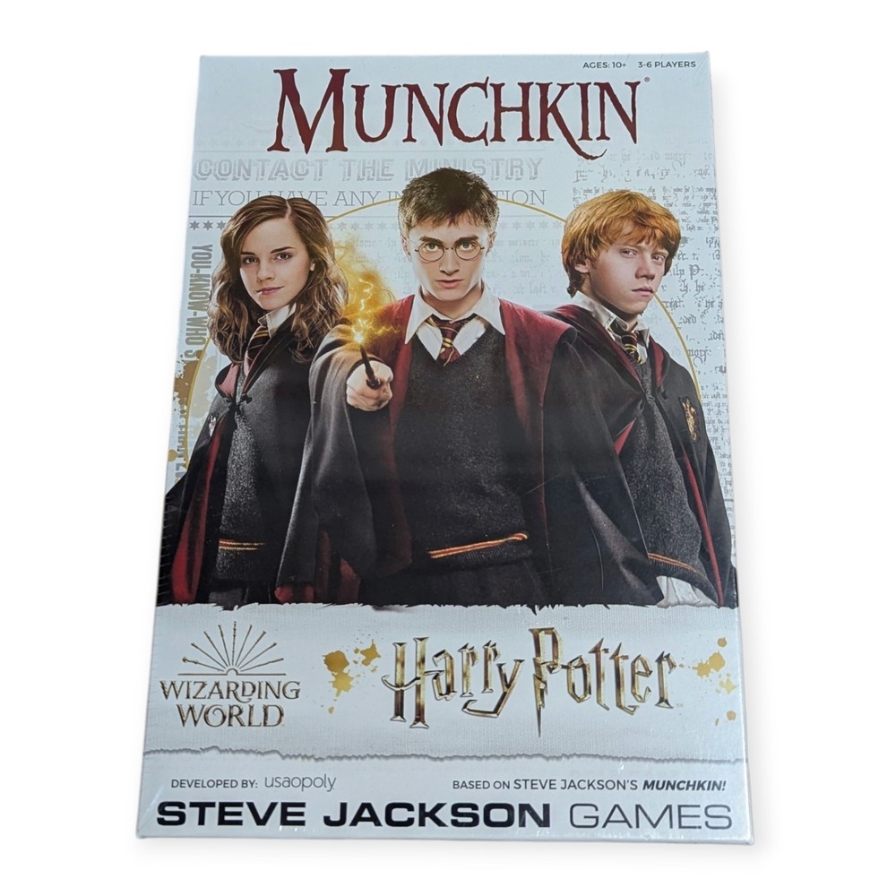Munchkin Harry Potter Edition Card Game Brand New Sealed Wizarding World